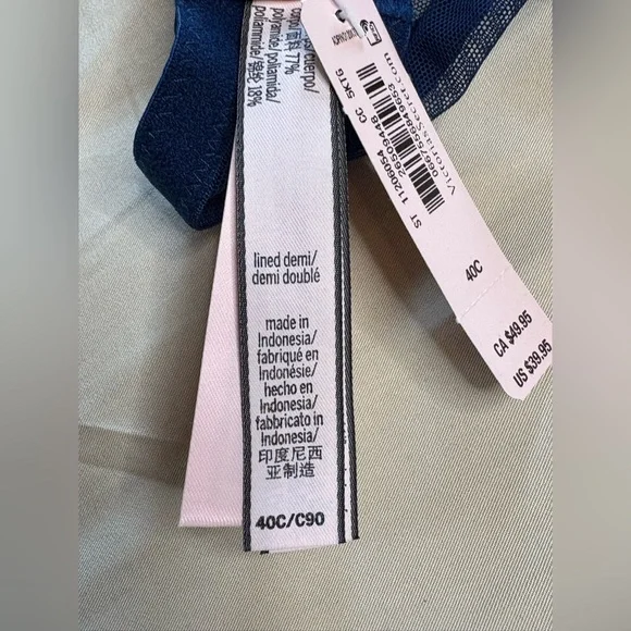 Victoria's Secret Lined Demi Bra NWT - Picture 4 of 4